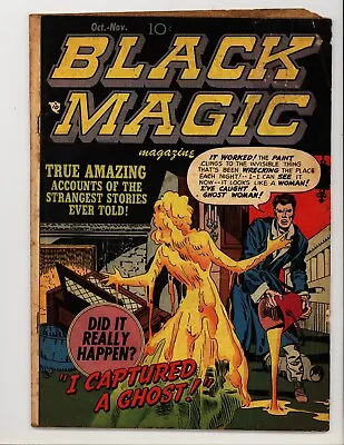 Buy Black Magic (7) Vol 2 #1 Lower Grade Pre-Code Simon Kirby Crestwood 1951 • 33.58£