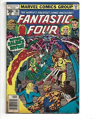 Buy Fantastic Four #186 1st Salem's Seven! Marvel 1977 • 4.04£