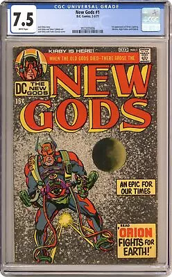 Buy New Gods #1 CGC 7.5 1971 3922835006 1st App. Orion • 195.88£