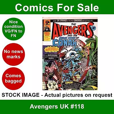 Buy Avengers UK #118 Comic - VG/FN Clean 20 December 1975 - Marvel UK • 5.99£