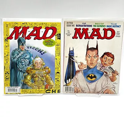 Buy ORIGINAL Vintage 1992 1997 Mad Magazine 314 359 Batman Lot Michael Keaton • 17.47£