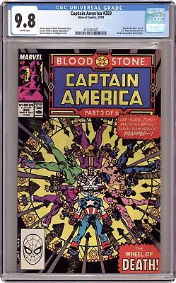 Buy Captain America #359 CGC 9.8 1989 4323826007 • 79.95£