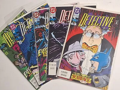 Buy DETECTIVE COMICS Comic Book Lot #642, #643, #644, #645 & #646- 1992 DC Comics • 14.97£