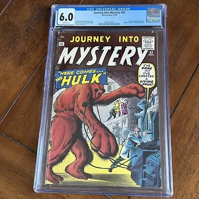 Buy Journey Into Mystery #62 (1960) - 1st Hulk Prototype - CGC 6.0 • 592.96£