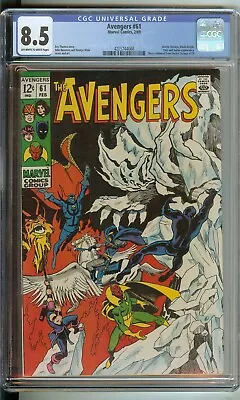 Buy Avengers #61 CGC 8.5 Marvel Comic 1969 Doctor Strange • 90.70£