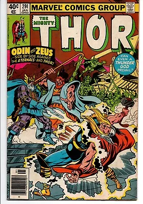 Buy Marvel Comics: Thor #291 Newsstand 1980 - F/GD To GD (1.5 To 2.0) • 1.57£