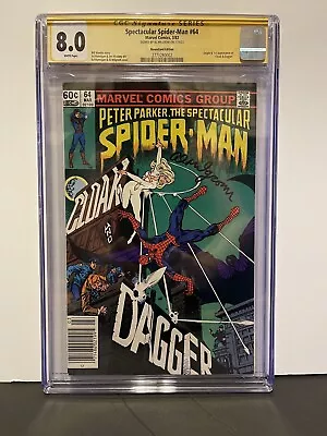 Buy Spectacular Spider-Man #64 CGC 8.0 Signature Series Al Milgrom • 145.87£