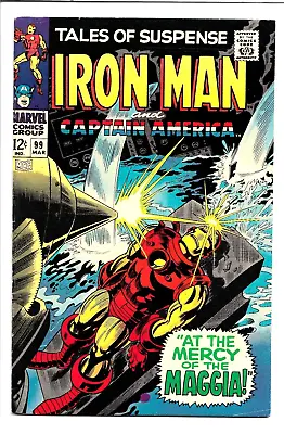Buy Tales Of Suspense #99, Marvel 1968, Captain America & Iron Man 7.0 FN/VF • 76.67£