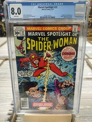 Buy Marvel Spotlight 32 CGC 8.0 1st Spider-Woman • 118.77£