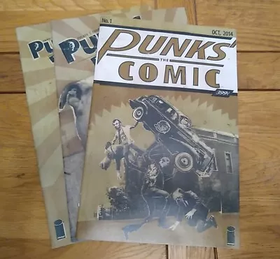 Buy Punks' The Comic #1-3. Image Comics 2014 **Great Condition** • 10£