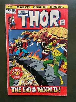 Buy The Mighty Thor #200, The End Of The World! June 1972. • 20£