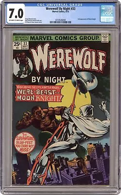 Buy Werewolf By Night #33 CGC 7.0 1975 0318526008 • 165.46£