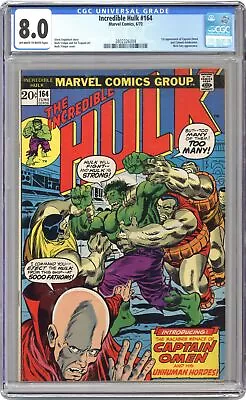 Buy Incredible Hulk #164 CGC 8.0 1973 3802326004 • 83.95£