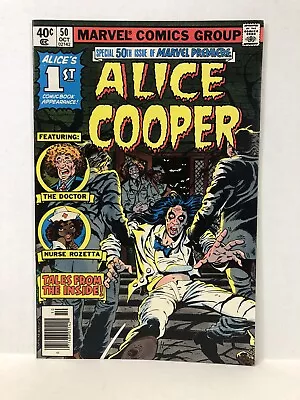 Buy Marvel Premiere # 50 Newsstand - Alice Cooper VF/NM Cond. • 48.03£
