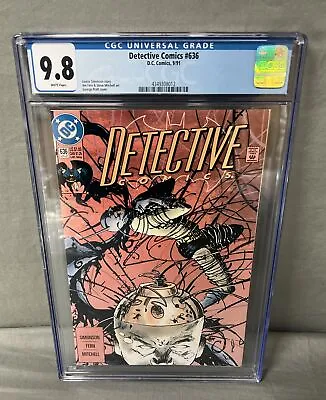 Buy Detective Comics #636 CGC 9.8 White Pages • 51.63£