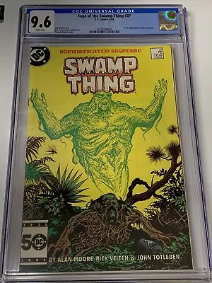 Buy Saga Of The Swamp Thing #37 CGC 9.6, 1st Appearance John Constantine Alan Moore • 614.57£