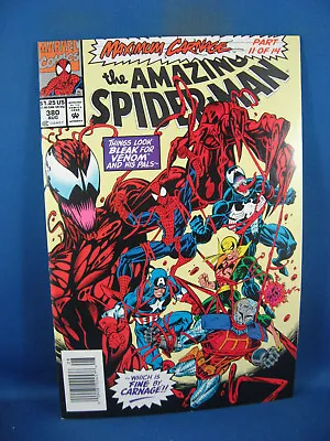 Buy Amazing Spiderman 380 Nm- Maximum Carnage Venom  Marvel 1993 • 15.99£
