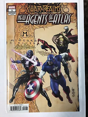 Buy New Agents Of Atlas #1 NM Connecting Variant Multiple First Apps! Realms Marvel • 15.98£