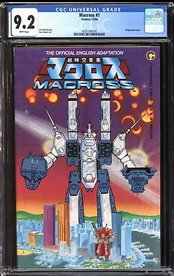 Buy Macross #1 (1984) CGC 9.2 WP. Wraparound Cover, 1st App Robotech. • 79.05£