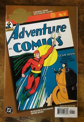 Buy ADVENTURE COMICS #61, VF/NM, Millennium Edition 1st App Of Starman DC 2000 • 11.85£