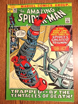 Buy Amazing Spider-man #107 Romita Stan Lee Smythe Slayer Gwen Stacy 1st Pr Marvel • 22.13£