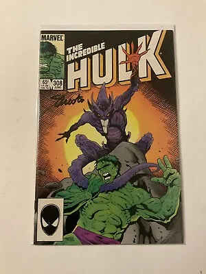 Buy Incredible Hulk 308 Near Mint Nm Shooter Signed Marvel • 7.88£