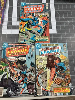 Buy Lot Of 3 Justice League Of America 172, 174 186 JSA Crossover  - Fine 1978-1979 • 6.27£