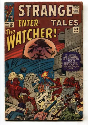 Buy Strange Tales #134--1965--Silver-Age--comic Book--VG- • 24.74£