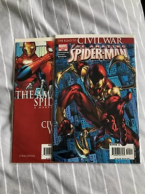 Buy Amazing Spiderman 529 (2006) 1st App Iron Spider Costume + 531,532,533. Iron Man • 27.99£