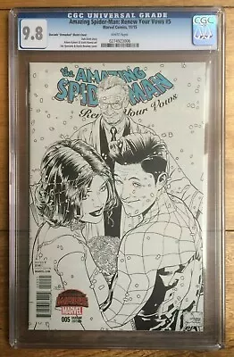 Buy Amazing Spider-Man Renew Your Vows #5 1:250 Quesada Unmasked Variant CGC 9.8 • 160£