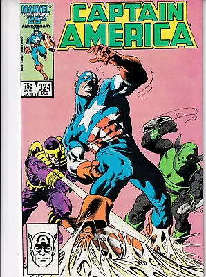 Buy CAPTAIN AMERICA Vol. 1 #324 December 1986 MARVEL Comics - Slug • 25.49£