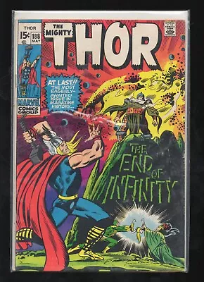 Buy The Mighty Thor 188 Stan Lee John Buscema Early Bronze Age 1971 • 5.50£