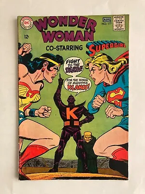 Buy Wonder Woman #177 (1968) Supergirl Vs Wonder Woman | Irv Novick Art | NICE! • 39.49£