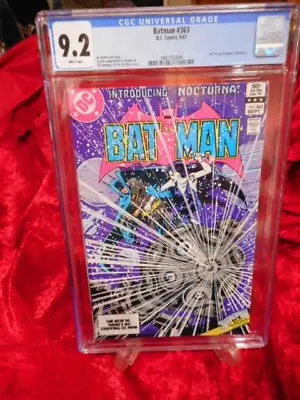 Buy Batman 363 (CGC 9.2) 1st Full App. Nocturna Don Newton Ed Hannigan 1983 DC M930 • 24.29£