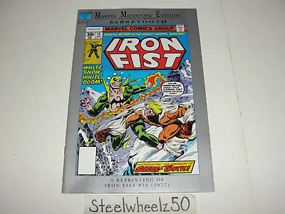Buy Marvel Milestone Edition Iron Fist #14 Comic 1992 Reprints 1st App Sabretooth • 10.40£