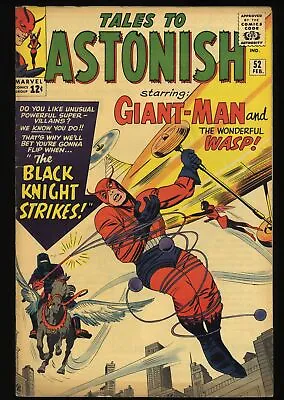Buy Tales To Astonish #52 FN+ 6.5 1st Appearance Of Black Knight! 1964! Marvel 1964 • 85.79£