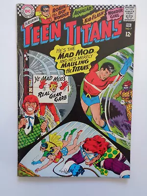 Buy Dc Comics. Teen Titans Feb 1967 #7 .1st Appearance If The Mad Mod. See Condition • 28£