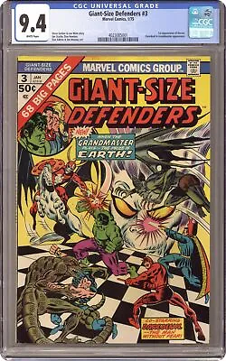 Buy Giant Size Defenders #3 CGC 9.4 1975 4023085001 1st App. Korvac • 459.12£