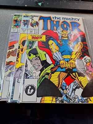 Buy Marvel Comics Mighty Thor Issues 378, 381, 382 VF/NM /6-28 • 19.17£