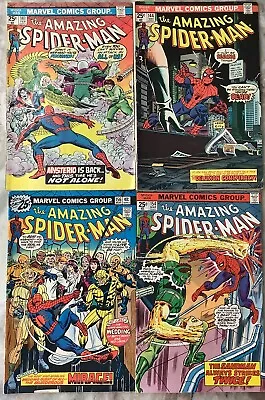 Buy The Amazing Spider-Man 141, 144, 155, 156 Marvel 1975/76 Comic Books Key Issues • 23.75£