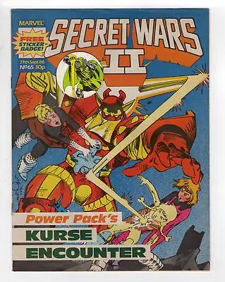 Buy 1985 Marvel Super Heroes Secret Wars Ii #6 Power Pack #18 Key Rare Complete Uk • 120.36£