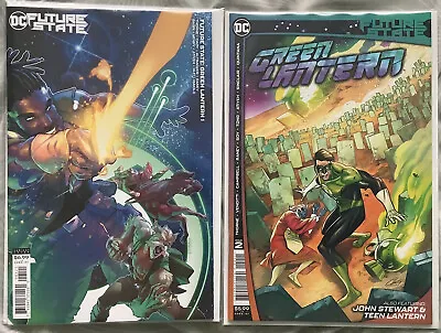 Buy Future State Green Lantern #1 + 2  (DC, 2021, First Prints) • 5.40£