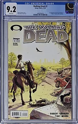 Buy Walking Dead #2 CGC 9.2 Image Comics 2003 1st Appearance Of Carl Grimes • 318.80£