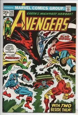 Buy AVENGERS #111, VF+, Magneto, Thor, Iron Man, Captain America, 1963 1973 • 55.25£