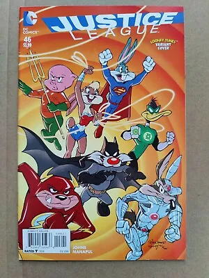 Buy Justice League #46 Dc 2016 Looney Tunes Variant Cover Bugs Porky Daffy Taz Fn/vf • 4£