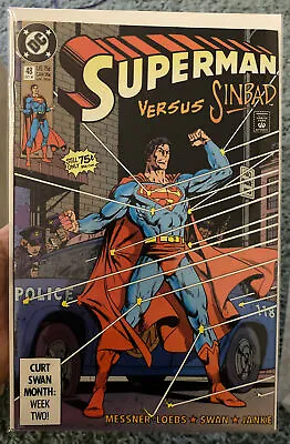 Buy Superman #48 1990 DC Comics Sent In A Cardboard Mailer • 3.99£