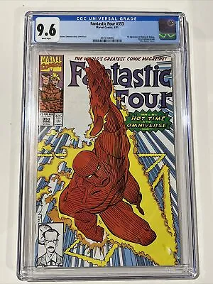 Buy Fantastic Four #353 - Marvel 1991 - CGC 9.6 - 1st Appearance Of Mobius M. Mobius • 71.12£