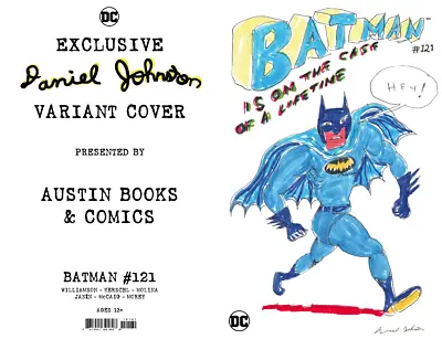 Buy BATMAN #121 F Variant Daniel Johnston AUSTIN BOOKS EXCLUSIVE  • 15.80£