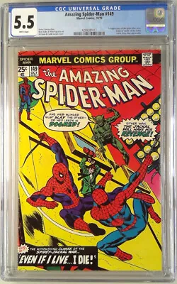 Buy Amazing Spider-man 149 (1963) Cgc 5.5 1st Appearance Spider-man Clone (slab G... • 142.18£
