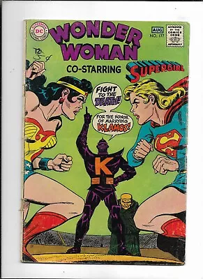 Buy Wonder Woman #177 (DC 1968) Vs. Supergirl Good • 16.07£